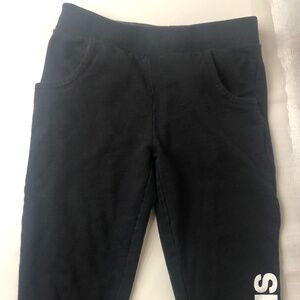 Adidas Girls Black Jogging Pant Size 7/8